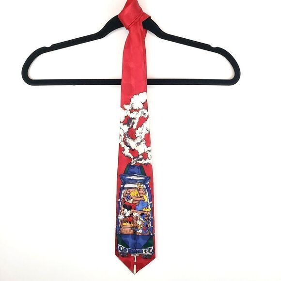 Disney Atlas Design Mickey and Friends Silk Tie - Picture 1 of 7